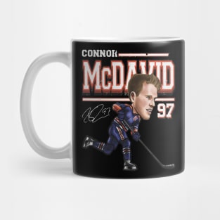 Connor McDavid Edmonton Cartoon Mug